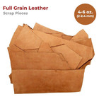 Elw Vegetable   Oiltanned Leather Scraps 2-15 Oz  1 4-6mm  1-30 Lb Sizes