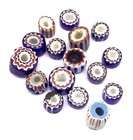 Lots Rare Antique Chevron Venetian African Glass Trade Beads