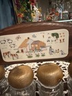 Heartland International    Spice Set Wooden Rack With 5 Spice Bottles