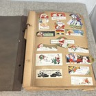 Vintage 1931 - 1936 Scrapbook Album W  Holiday   Birthday Cards 29 Pages 