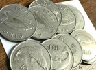 Ireland 10 Pence Salmon Fish   Irish Harp Coin  1969-1986 Type  28 5mm  Km 23