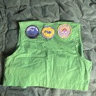 Girl Scouts   Girl Guides 1992 Green Uniform Vest W  Patches