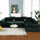 L Shape Sofa Covers 2 Piece 3 4 Seater Sectional Couch Slipcovers Protector