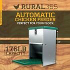 Rural365 Chicken Treadle Feeder - 17 6 Lb  Chicken Feeder With Pressure Lever