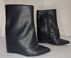 A New Day Women   s Black Rue Dress Boots Size 7
