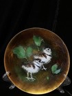 Vintage Norman Brumm Enamel On Copper Plate  Set Of 3  Sand Piper  Robin  Wren