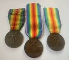 The Three Variants Of The Medal For The Italian Inter-allied Victory Ww1 Iww