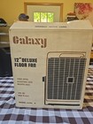 Vintage Galaxy 12  Deluxe Floor Fan 2153a  In Box