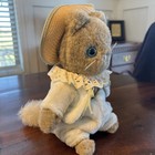 Vintage 1980   s Eden Tom Kitty Cat With A Hat 10    Plush  Beatrix Potter Clean 
