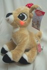 Rudolph Soft Musical Clarice Reindeer W  Lights 11  Plush Stuffed Animal Toy New
