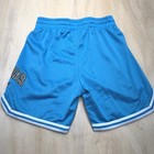 Adidas Originals Boys Mesh Basketball Shorts Sky Rush Blue Trefoil Sm 9 10y New