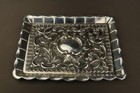 Antique Spanish Pedro Duran 916 Silver Repousse Trinket Dish