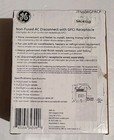 Ge 60 Amp 240-volt Non-fuse Ac Disconnect With Gfci Receptacle Tfn60rgfrcp