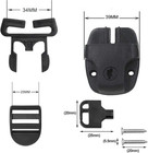 4 Sets Spa Hot Tub Cover Clips - Latch Replacement Kit With Locks   Hardware