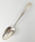 Antique American Coin Silver Bv Colonial Table Serving Spoon Monogram