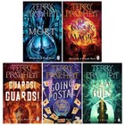 Terry Pratchett Discworld Series 5 Book Collection Set Fantasy Novels Gift