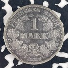 1881-j Germany 1 Mark Lot f4912 Silver  Old Cleaning