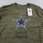 Dallas Cowboys Shirt Men Extra Large Heather Green Salute To Service Nike Tee