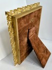 Vtg Quality Metal Brass Filigree 5    X 7    Picture Frame