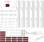 6-light Under Cabinet Led Kit Warm White 3000k Plug wired White Cable