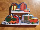 Imaginarium Polar Express Tree Presents Lot Of 3 Lionel Wooden Train Set