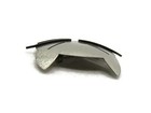 Abstract Cat Face   Whiskers Pin Silver Tone