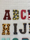 Hand-painted Wooden Alphabet Letters Wall Hanging Home Decor 26 Letters For Kids