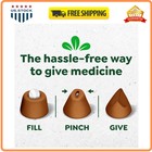Greenies Feline Pill Pockets Natural Soft Cat Treats Salmon Flavor 1 6 Oz 45 Ct