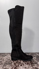  5fashion Nova Sperry 8 Women   s Black Suede Knee High Riding Boots Size 8 5