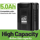 2pack 60v 5 0ah Lithium Ion Battery For Greenworks Pro Lb60a03 Lb60a02 Lb60a00