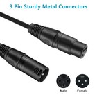 Dmx Cables 10ft 3m 3 Pin Signal Xlr Connection Stage Par Light Cable Wire 1-10pc