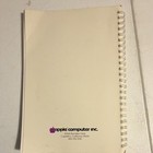 Apple Computer Inc  Vintage Graphics Tablet Op   Ref Manual 