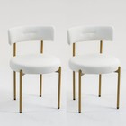 Upholstered Dining Chairs Set Of 4  Modern Upholstered Leather Dining Room Metal