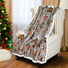 Sherpa Flannel Fleece 50  X 60  Blanket Soft Cozy Warm Throw Sofa Couch Bed