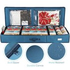  Hearth   Harbor Wrapping Paper Storage Organizer Container - Christmas Wrapp   