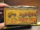 Antique Dixie Queen Plug Cut Tobacco Paper Label 6 25x3 75x3   Tin Container