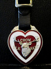 Crow-elkhart Automobile Manufacturer Company Pocket Watch Fob Car Auto Elk Heart