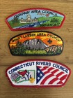 Lot Of Different States Vintage Boy Scouts Of America  bsa  Shoulder Patches