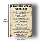 Metal Sign 8x12 Inches Inspirational Decor