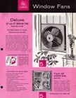 1960  Hunter  Window Fan   Brochure   11  X 8 