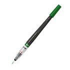 New Pentel Color Brush Art Pen 5-pk Green Ink Gfl104 Nylon Tip Water Calligraphy