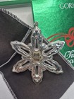 Gorham 1986 Christmas Treasures Sterling Silver Snowflake Christmas Ornament
