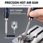 Wep Precision Soldering Station Micro Hot Air Gun 0 5mm C210 C245 Soldering Iron