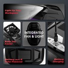 Auto Darkening Welding Helmet  Hood mask With Fan light True Color 4 Arc Sensor