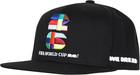Fifa World Cup 2026 Mens Event Flatbrim Snapback Hat  Black  One Size