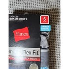 Hanes Mens Comfort Flex Fit Breathable Mesh Boxer Briefs 3 Pack Small 28-30 Blue