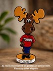 Vintage Tommy Moose Bobble Head Pin Factory Sealed Moose Lodge Lapel Pinback New