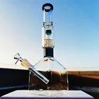 14 Inch Square Base Tire Filter Rare Design Glass Water Pipe Bong Hookah 14mm