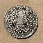 Peru - 1838 Mb Large Silver 8 Reales - Popular