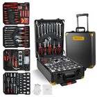 Tool Set Mechanics Tool Kit 910 Pcs Wrenches Socket With Trolley Case Box Silver
